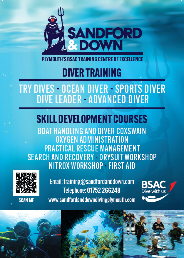 Sandford & Down Diver Training - Plymouth's BSAC Training Centre of Excellence